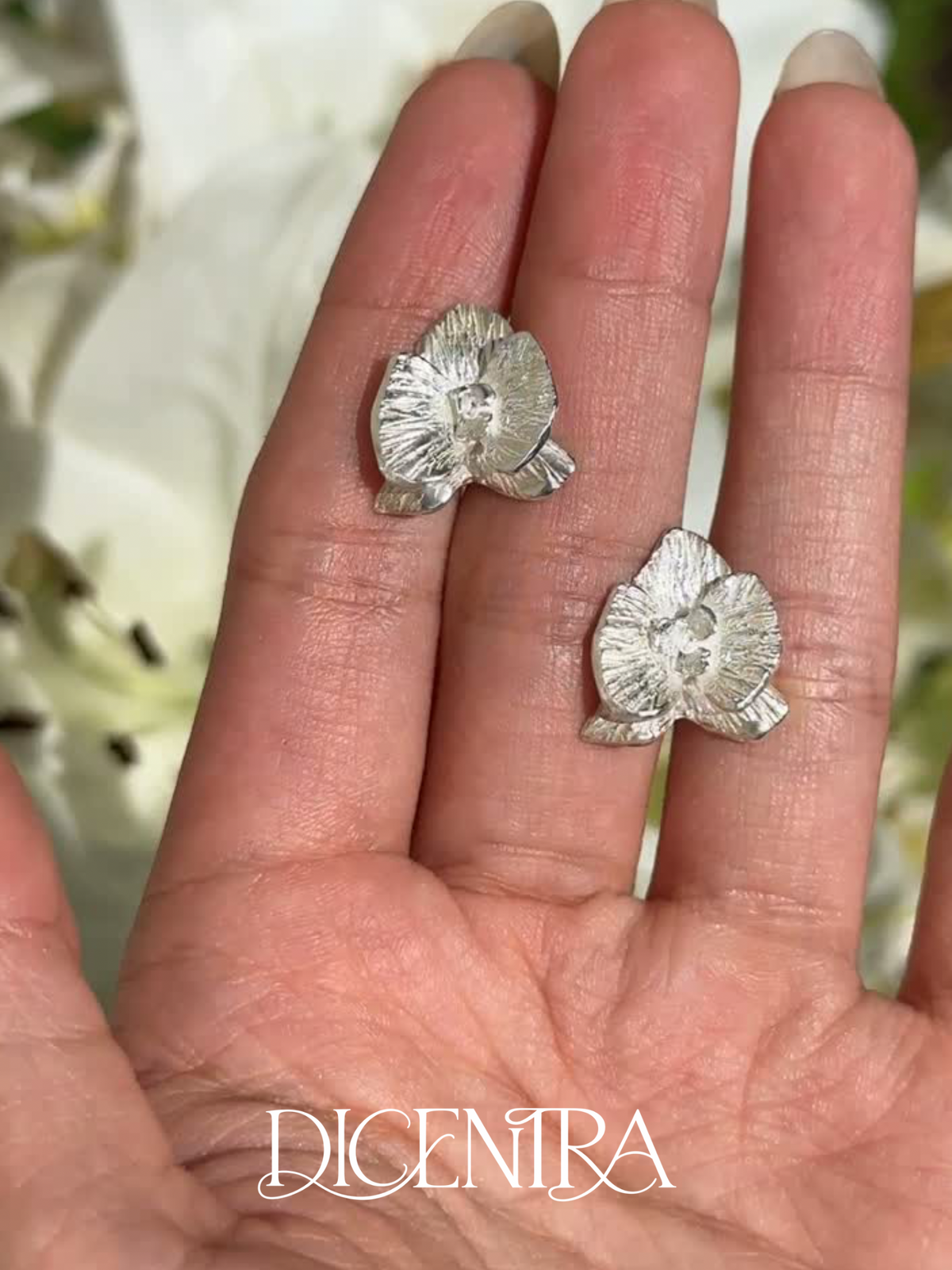 Aretes Orquídea