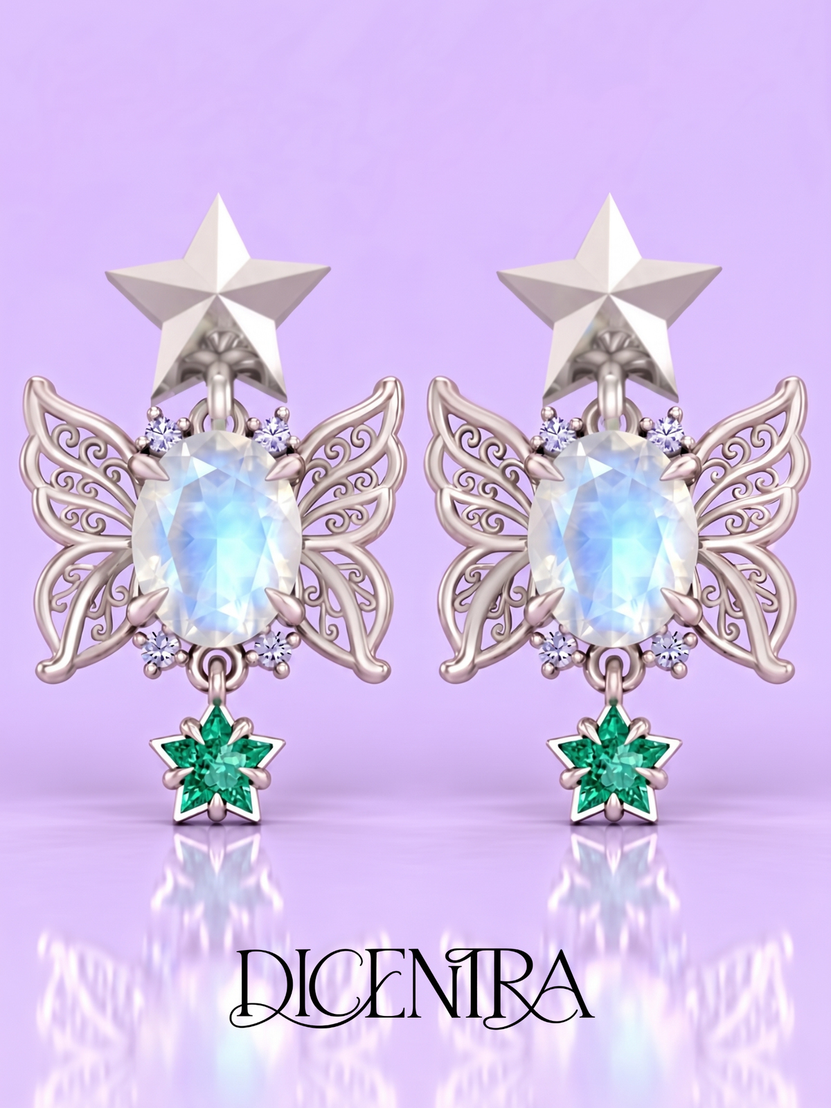Aretes Mariposa