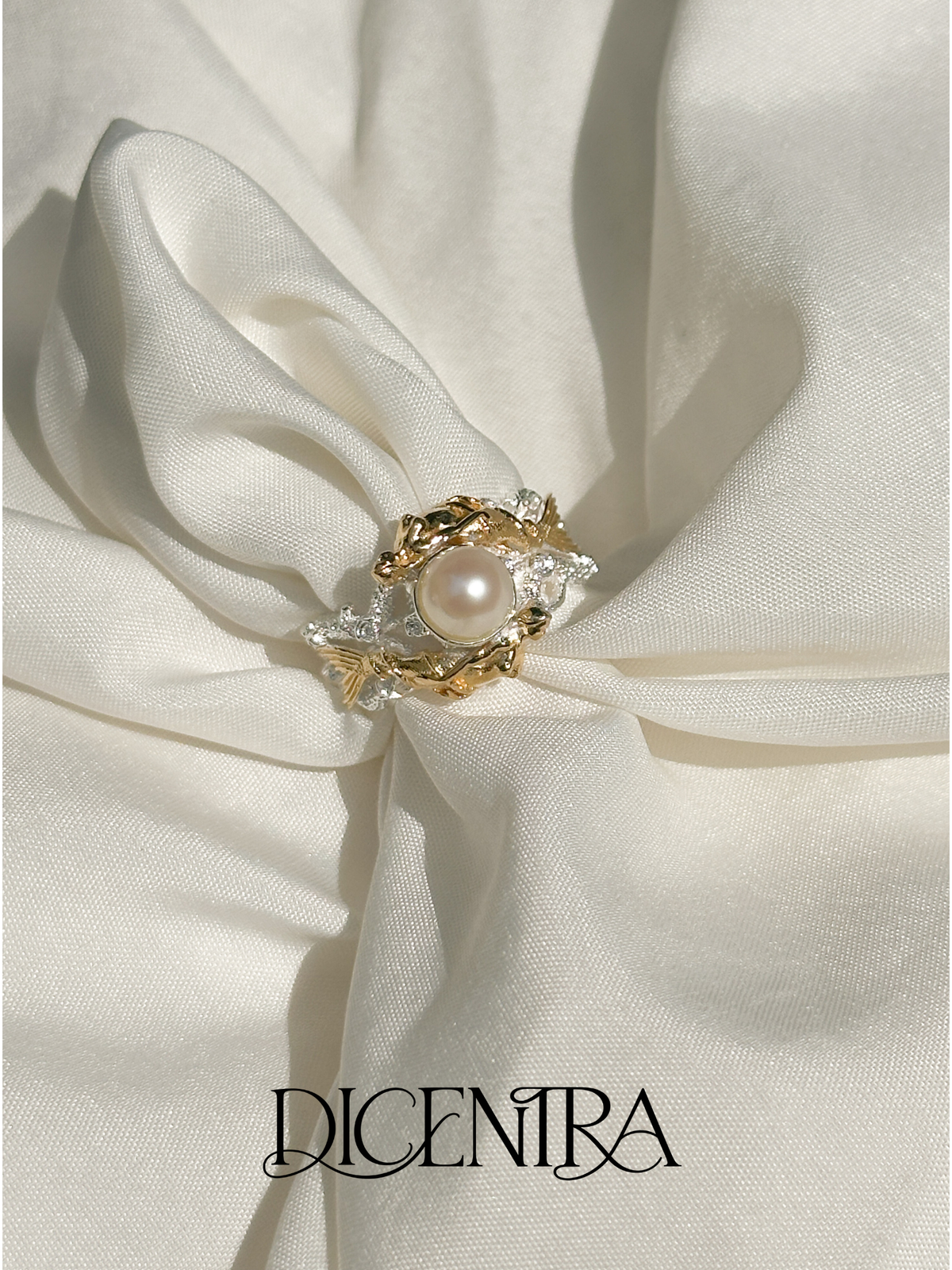 Anillo Sirena Perla