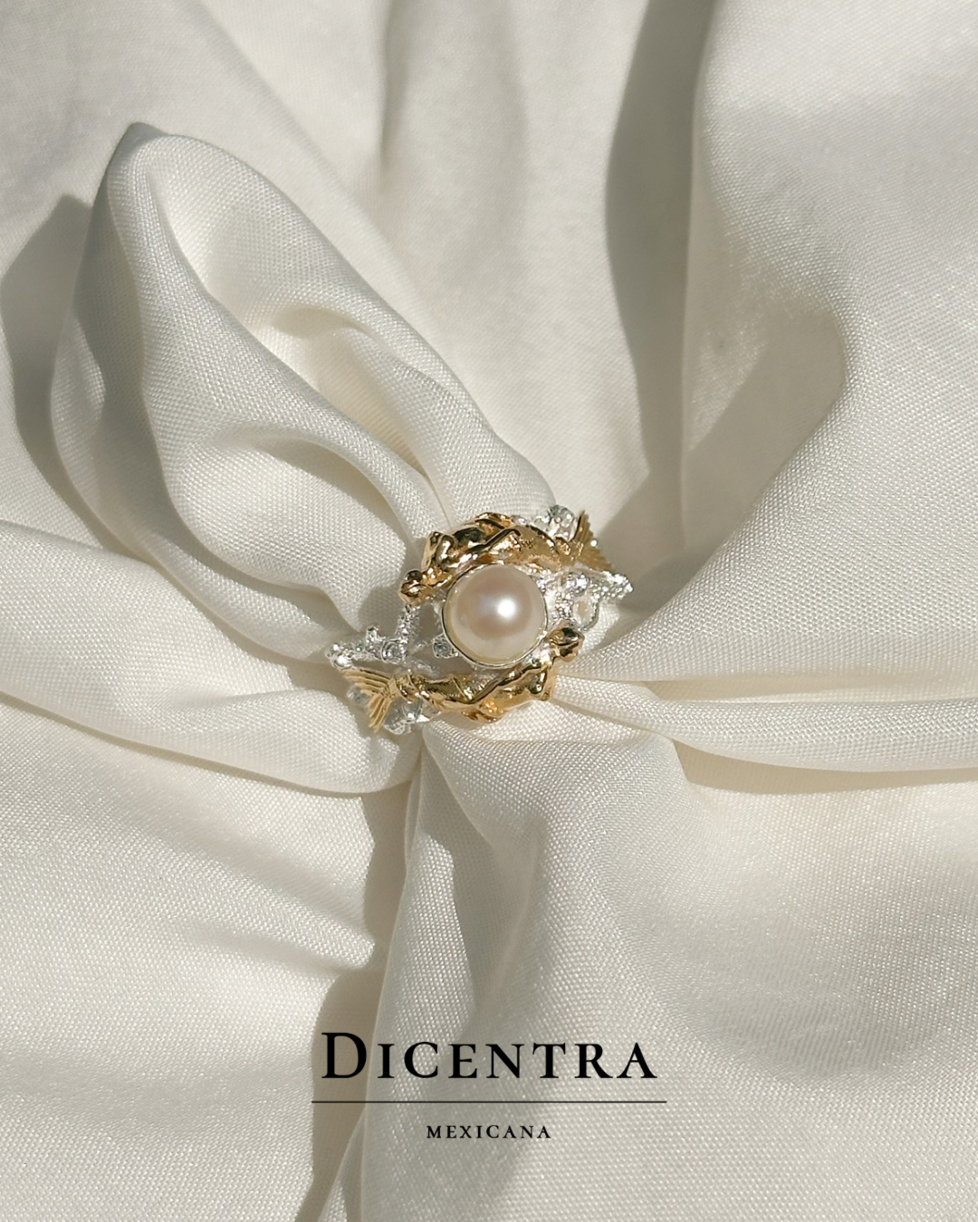 Anillo Sirena Perla (Pre venta)