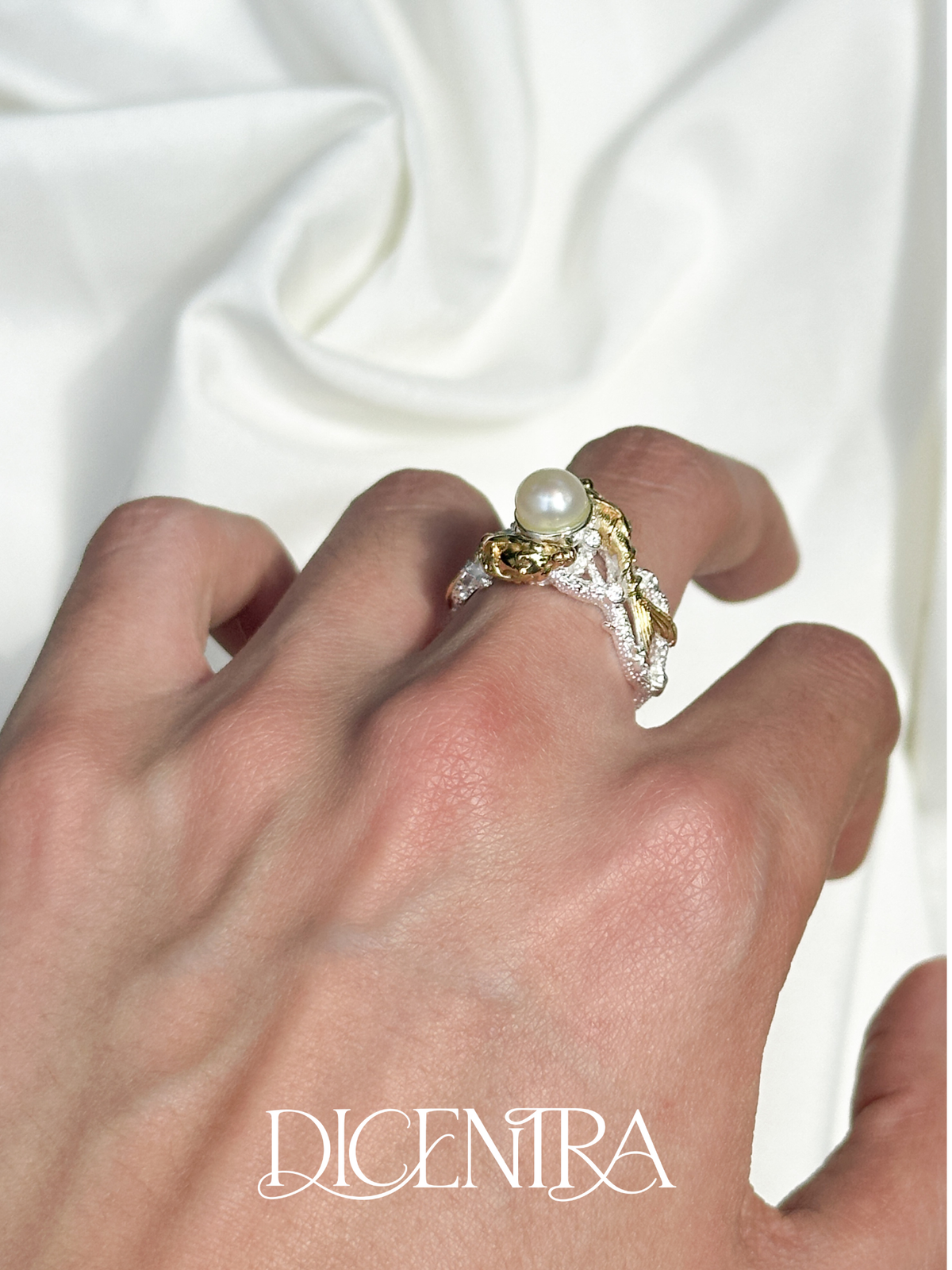 Anillo Sirena Perla