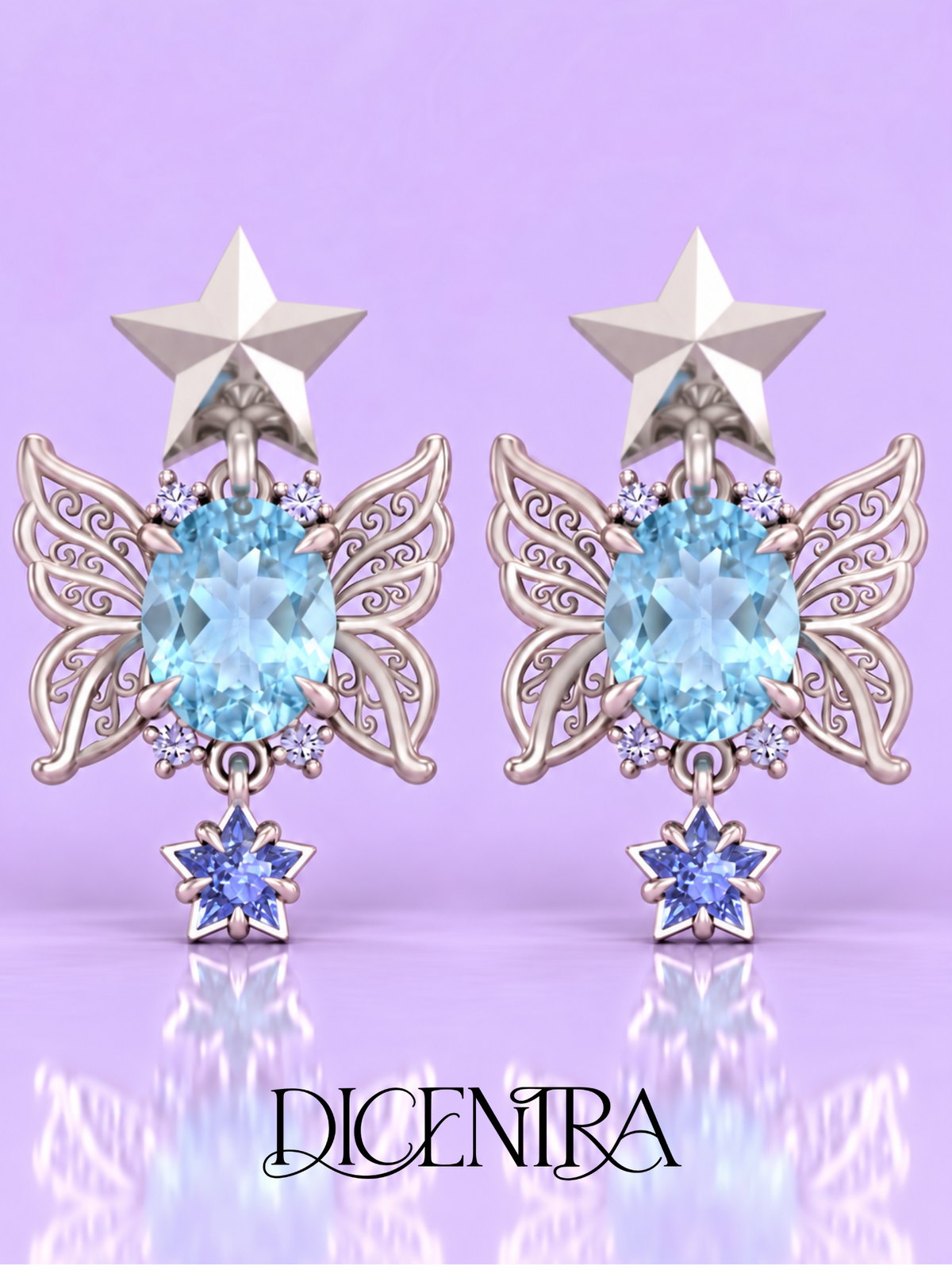 Aretes Mariposa