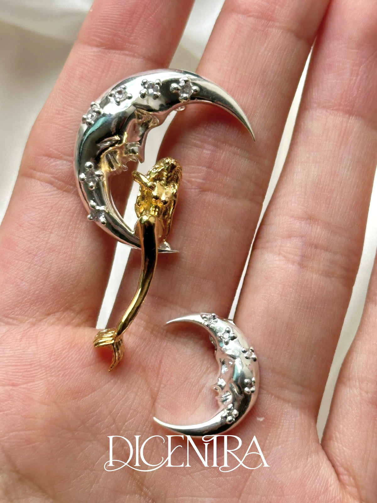 Aretes Sirena de Media Noche