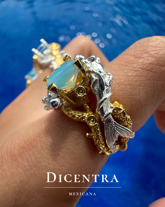 Anillo Sirena Ópalo (Pre venta)