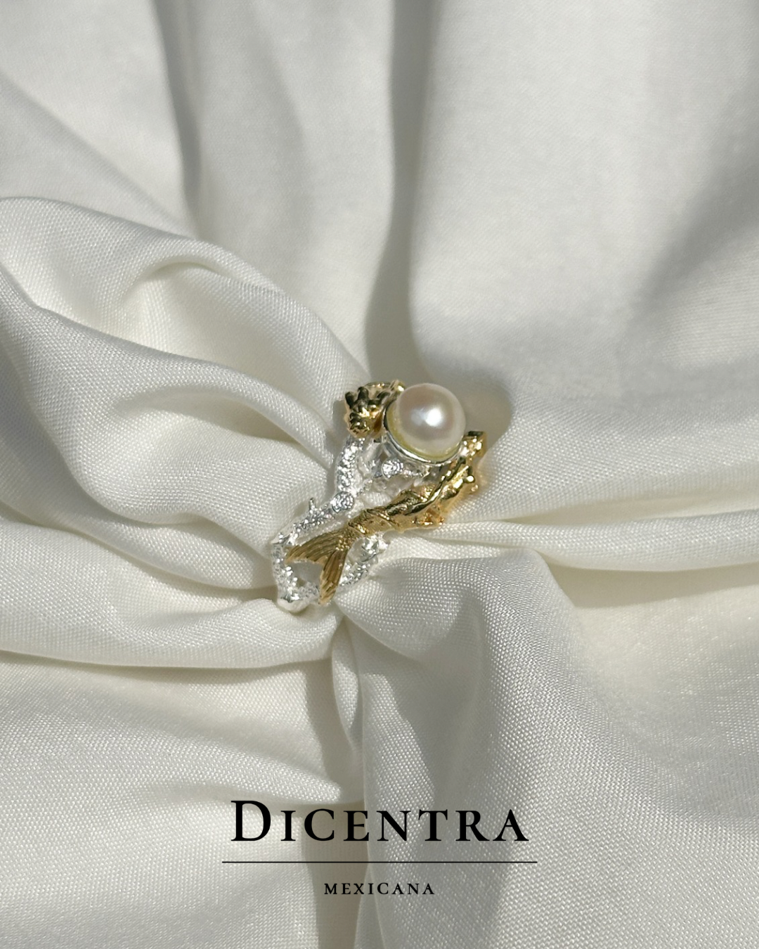 Anillo Sirena Perla (Pre venta)