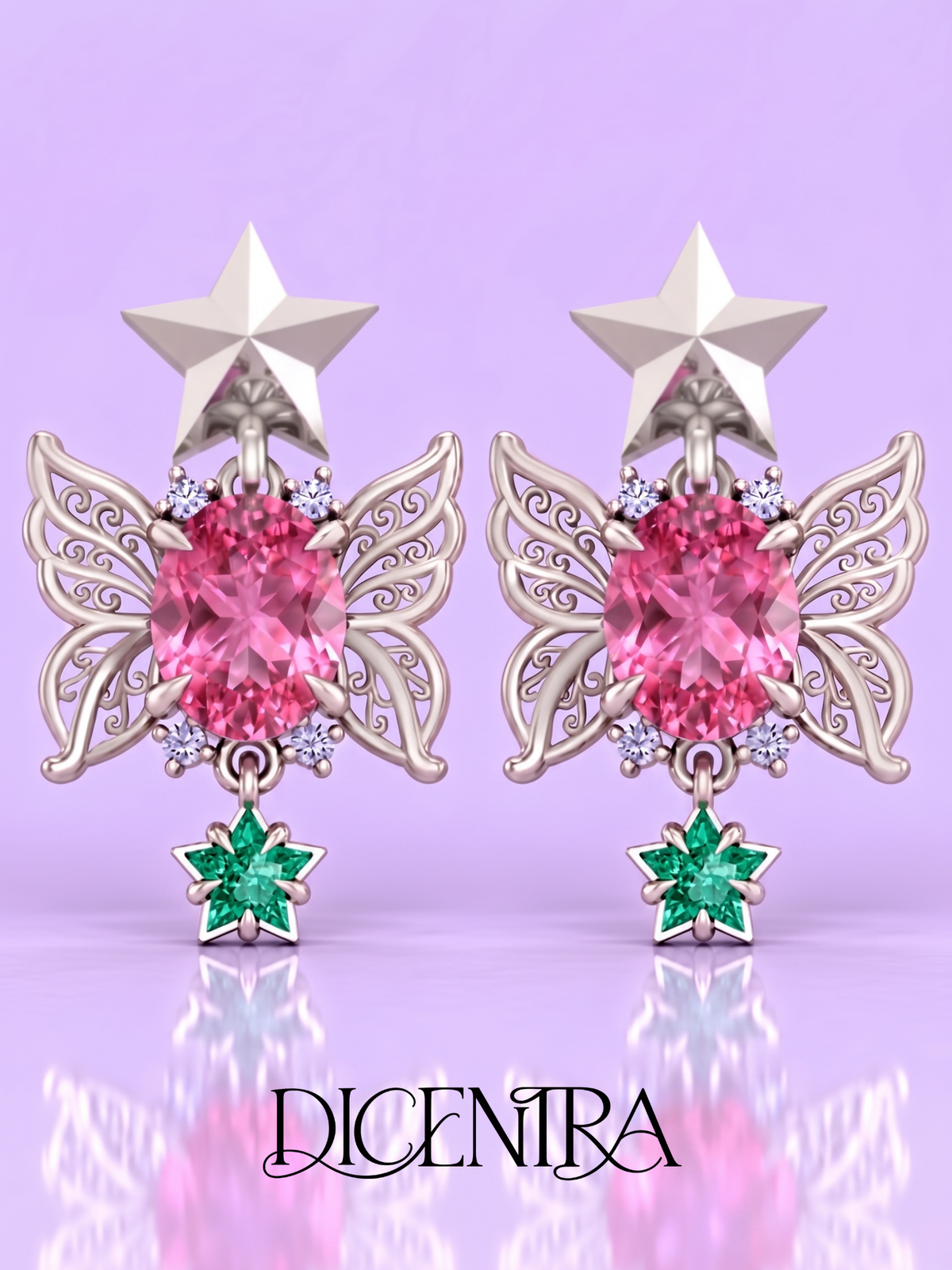 Aretes Mariposa