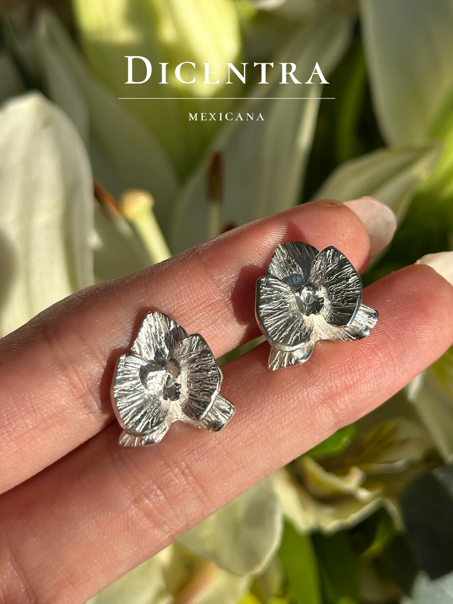 Aretes Orquídea