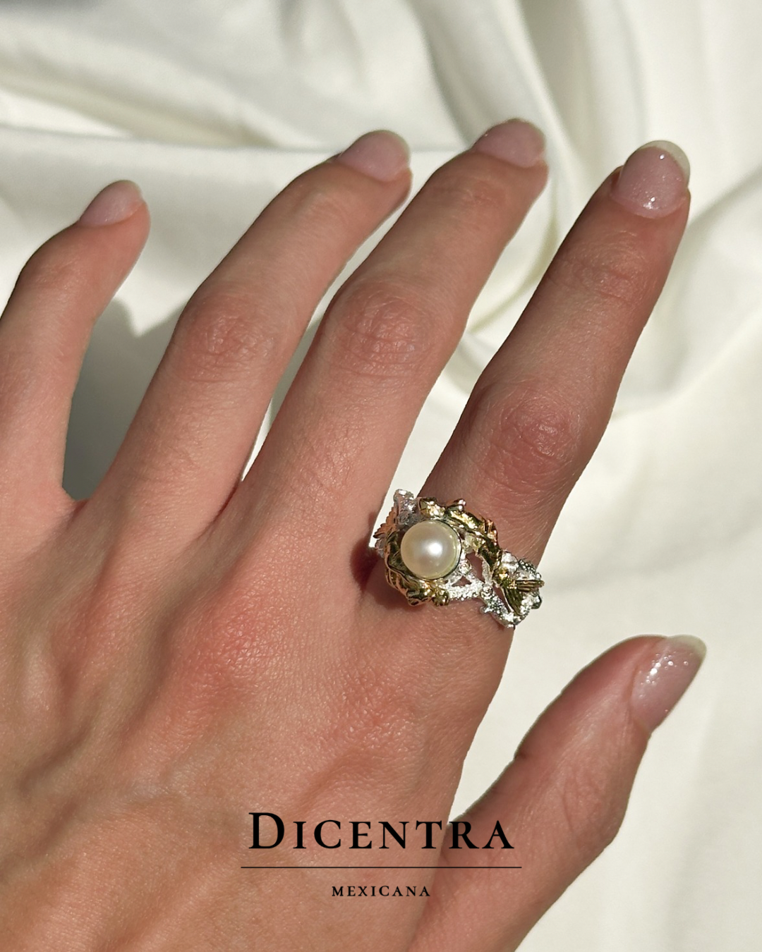 Anillo Sirena Perla (Pre venta)
