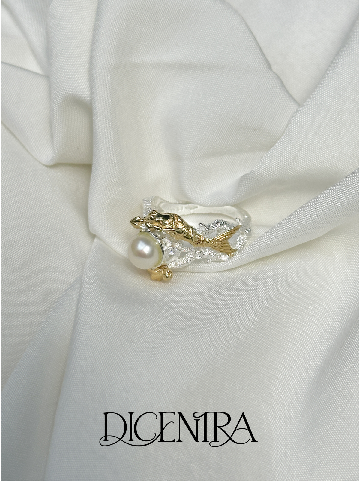 Anillo Sirena Perla