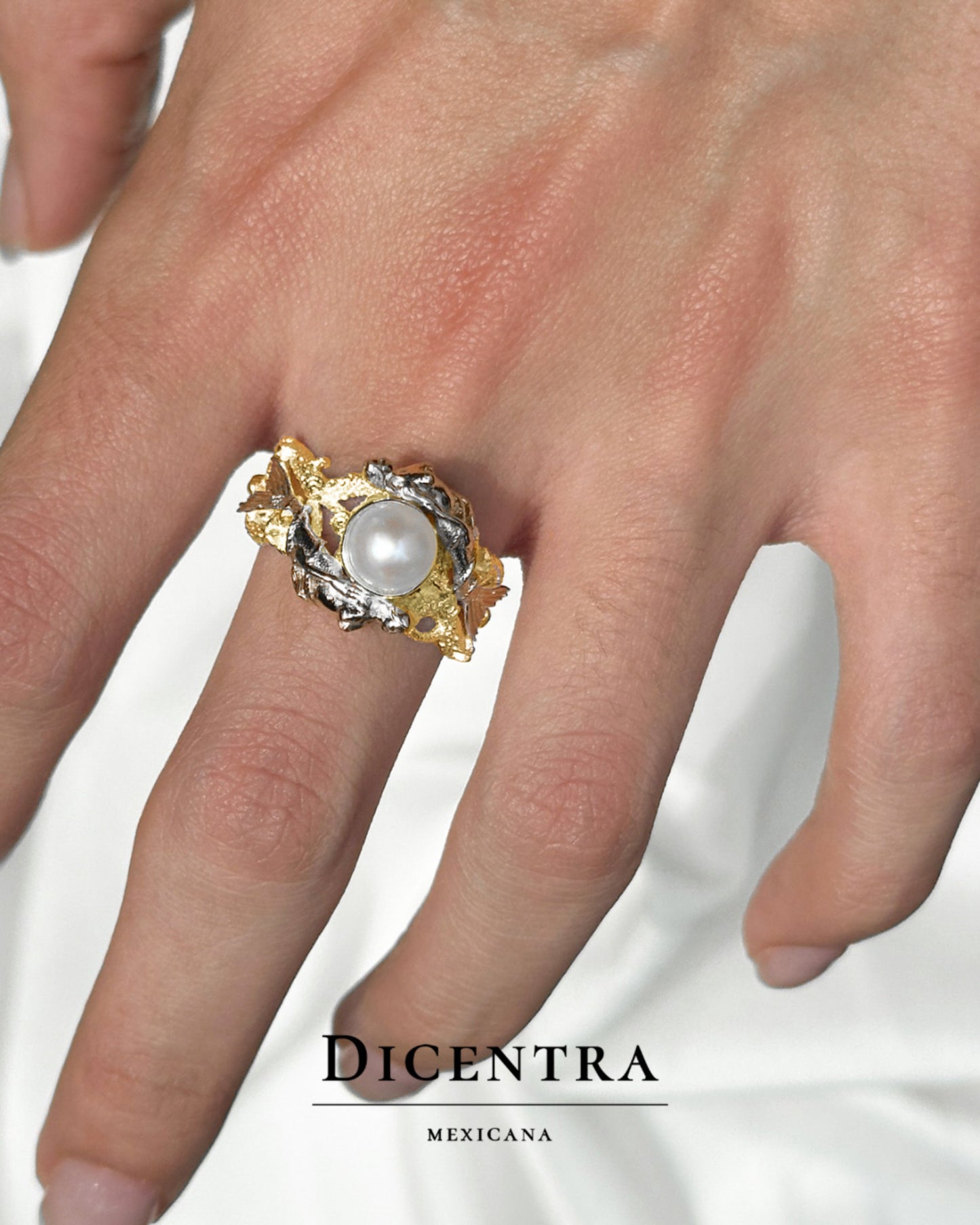 Anillo Sirena Perla (Pre venta)