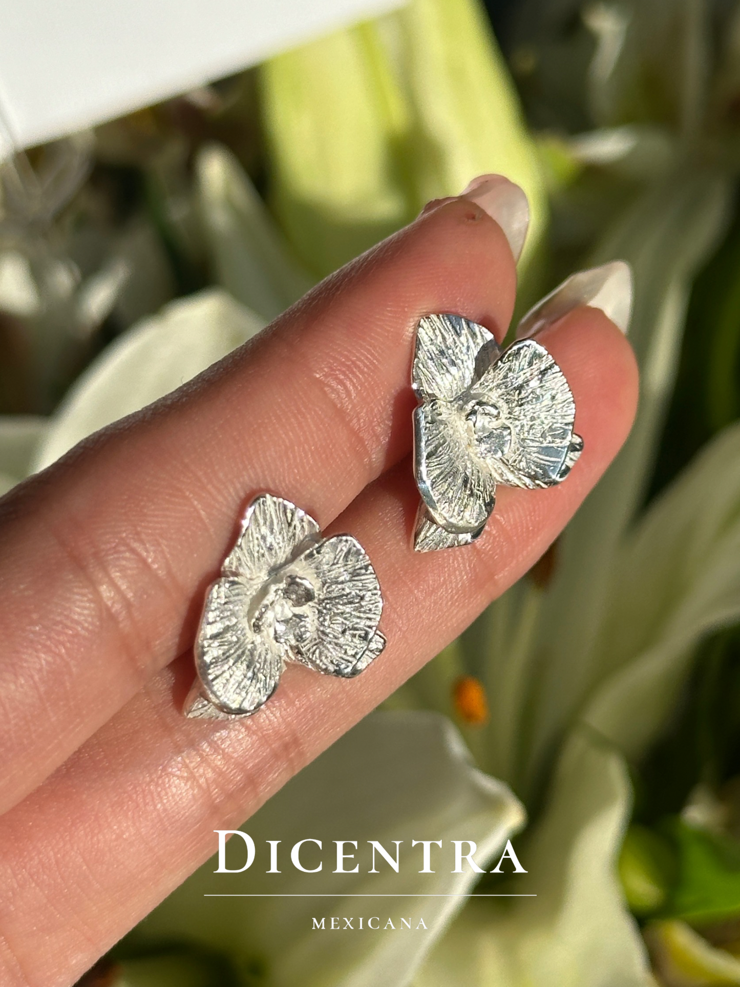 Aretes Orquídea