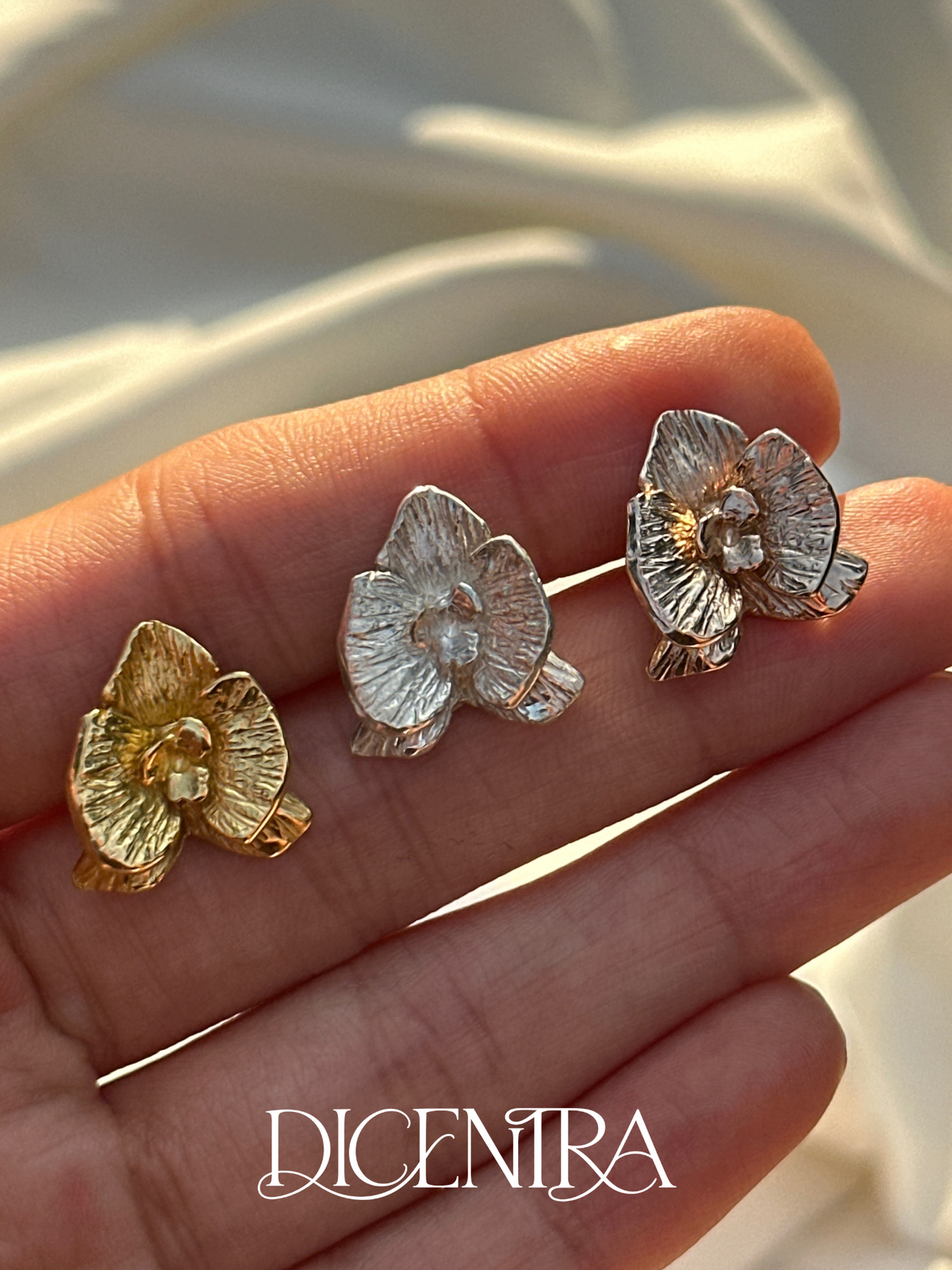 Aretes Orquídea