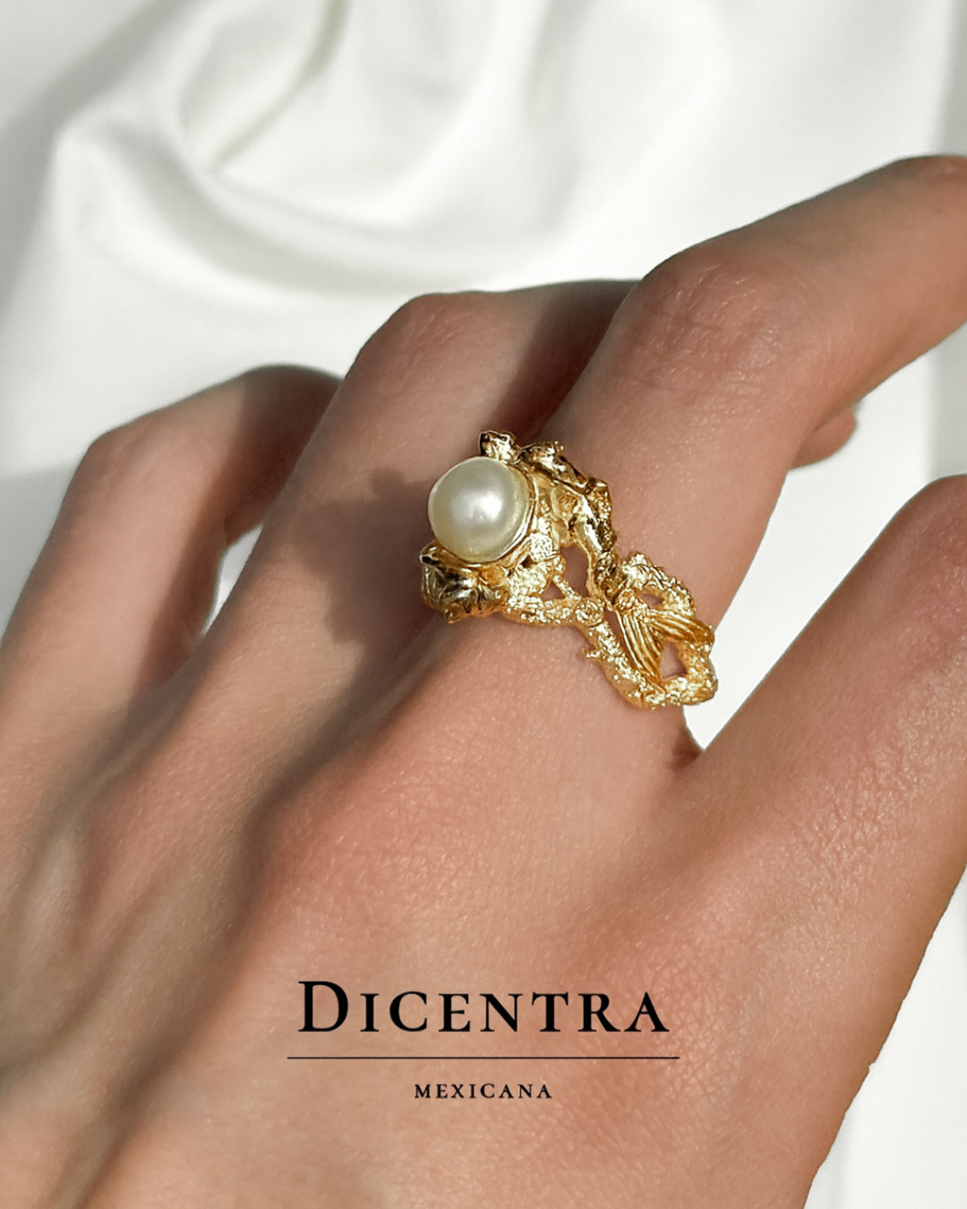 Anillo Sirena Perla (Pre venta)