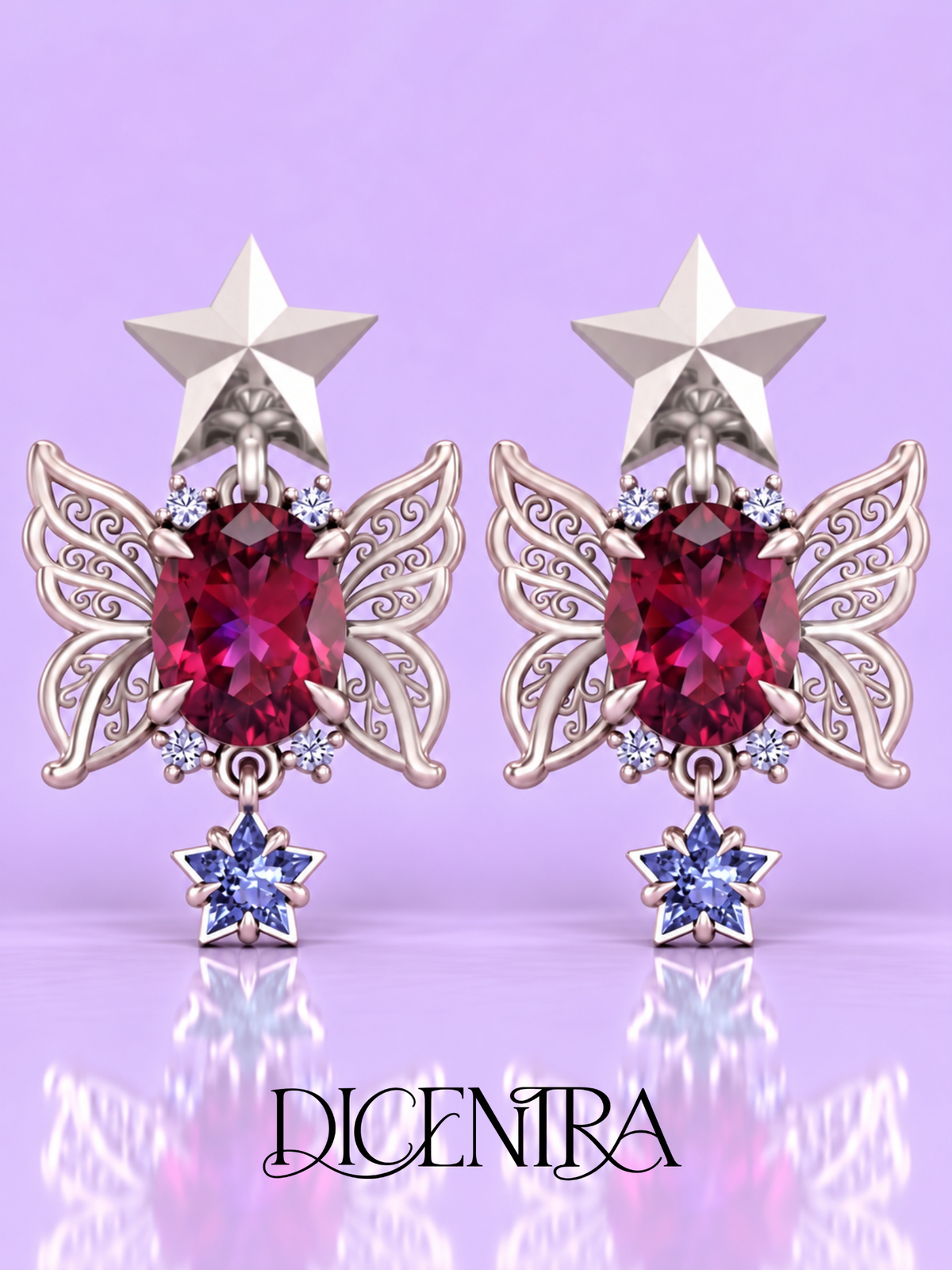 Aretes Mariposa