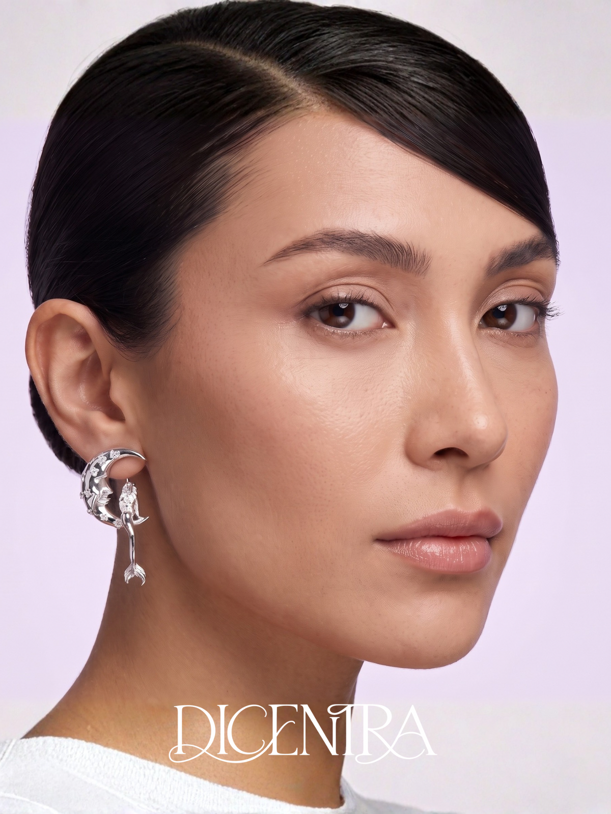 Aretes Sirena de Media Noche