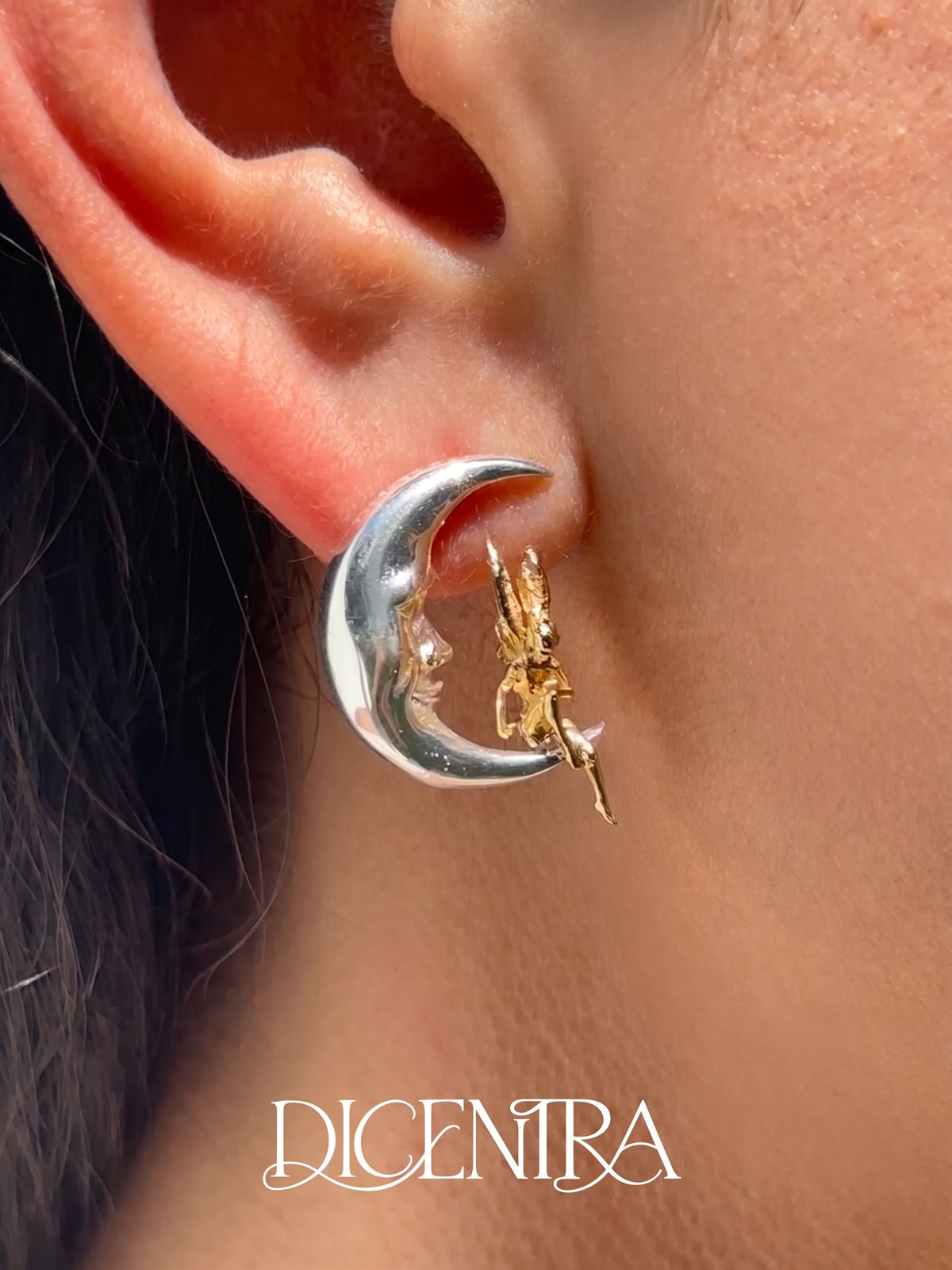 Aretes Hada Luna