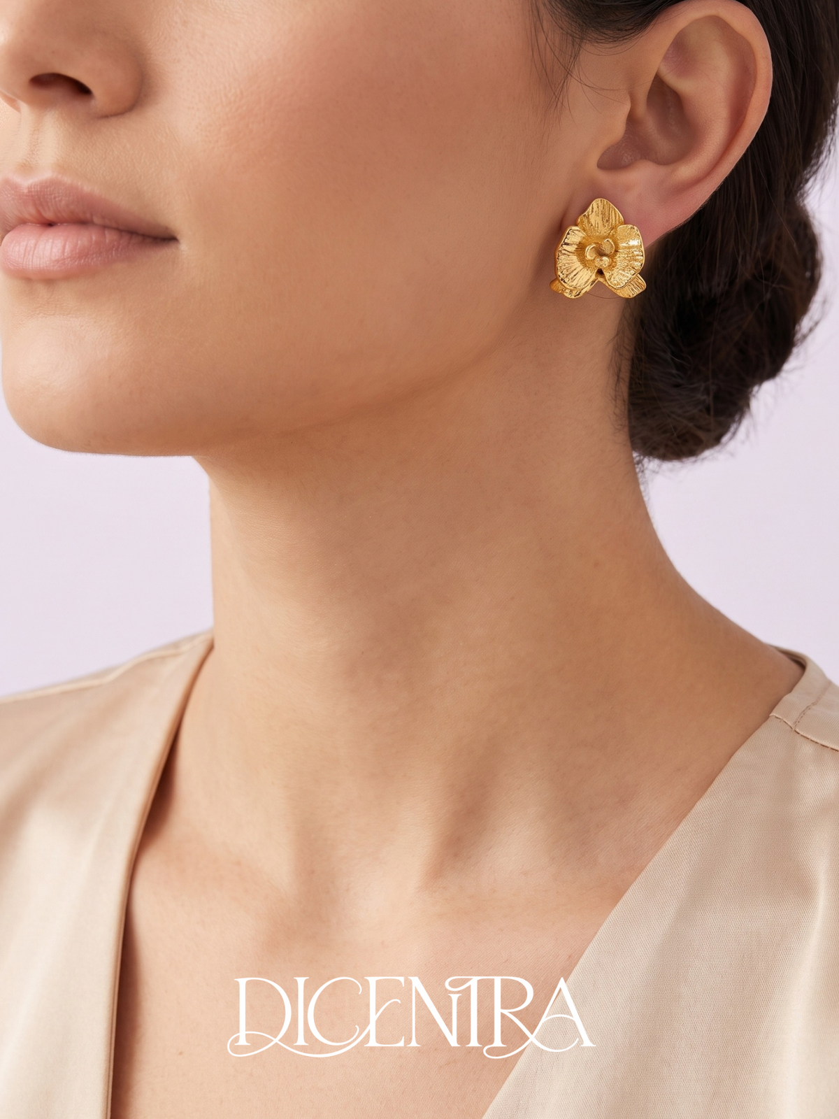 Aretes Orquídea