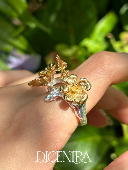 Anillo Flora Bicolor