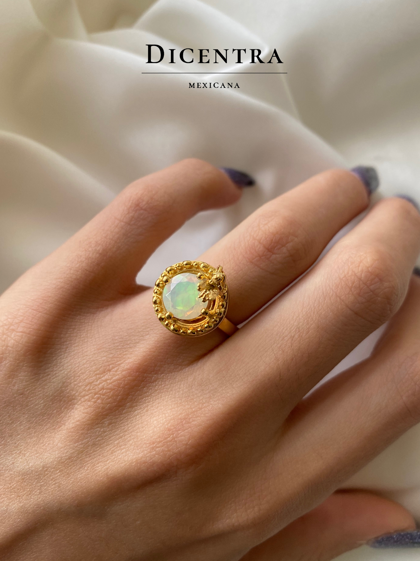 Anillo de Hada con ópalo Plata .925