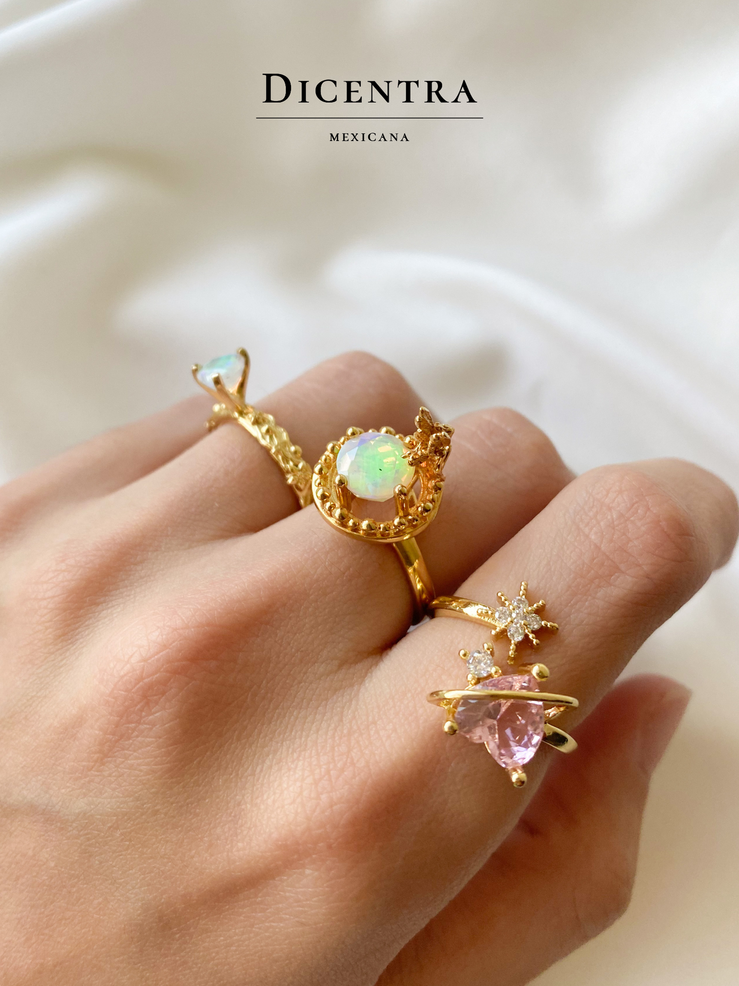 Anillo de Hada con ópalo Plata .925