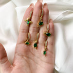 Dino Solo earrings (Verde)