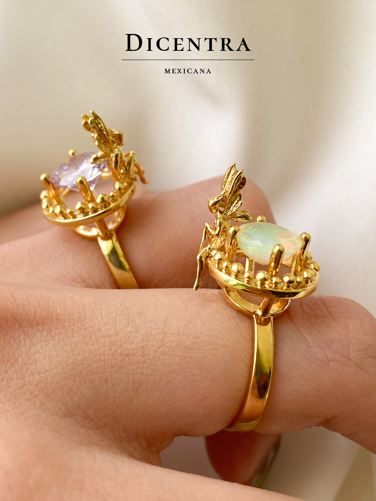 Anillo de Hada con ópalo Plata .925