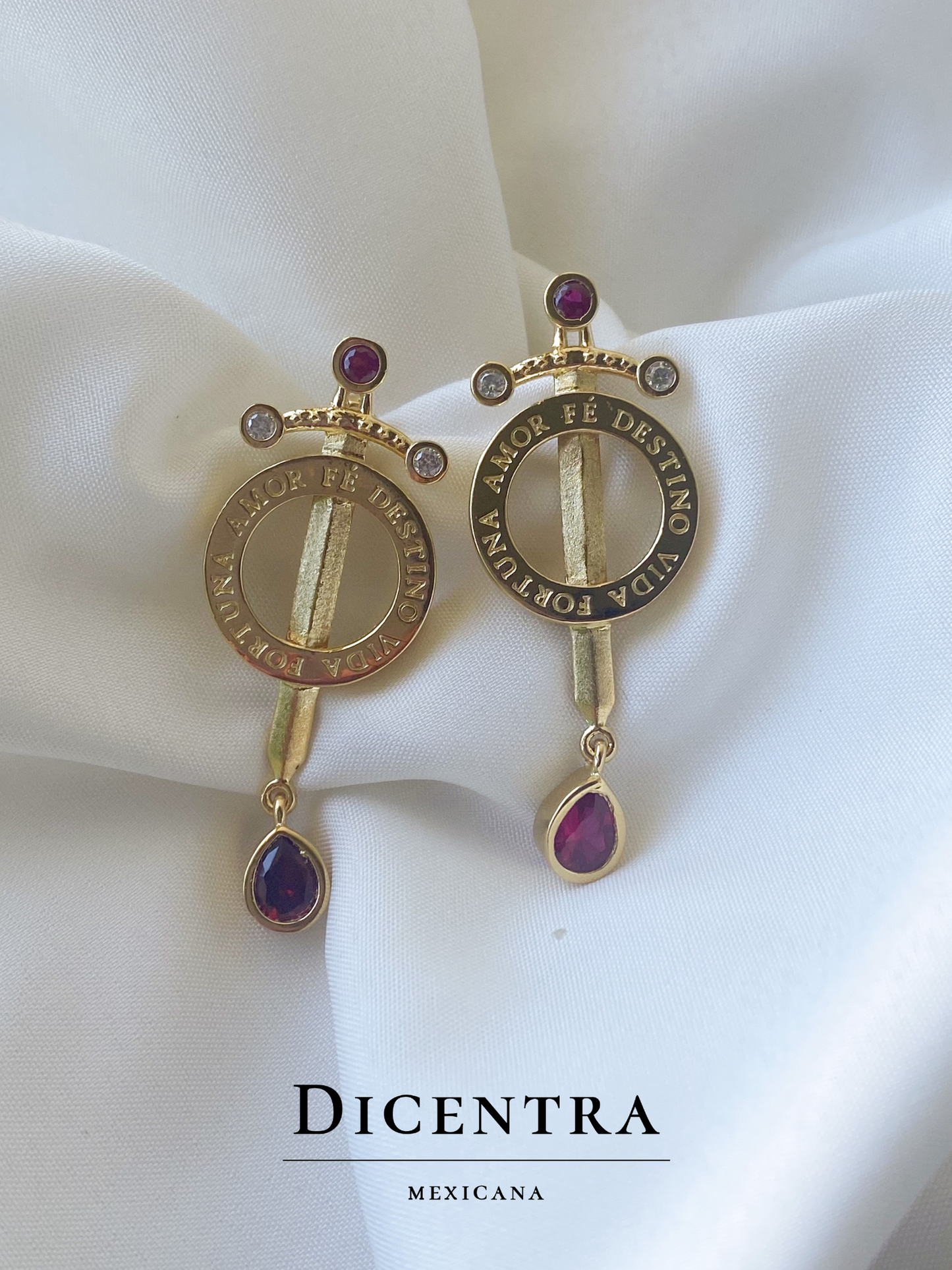 Aretes Fortuna Plata .925