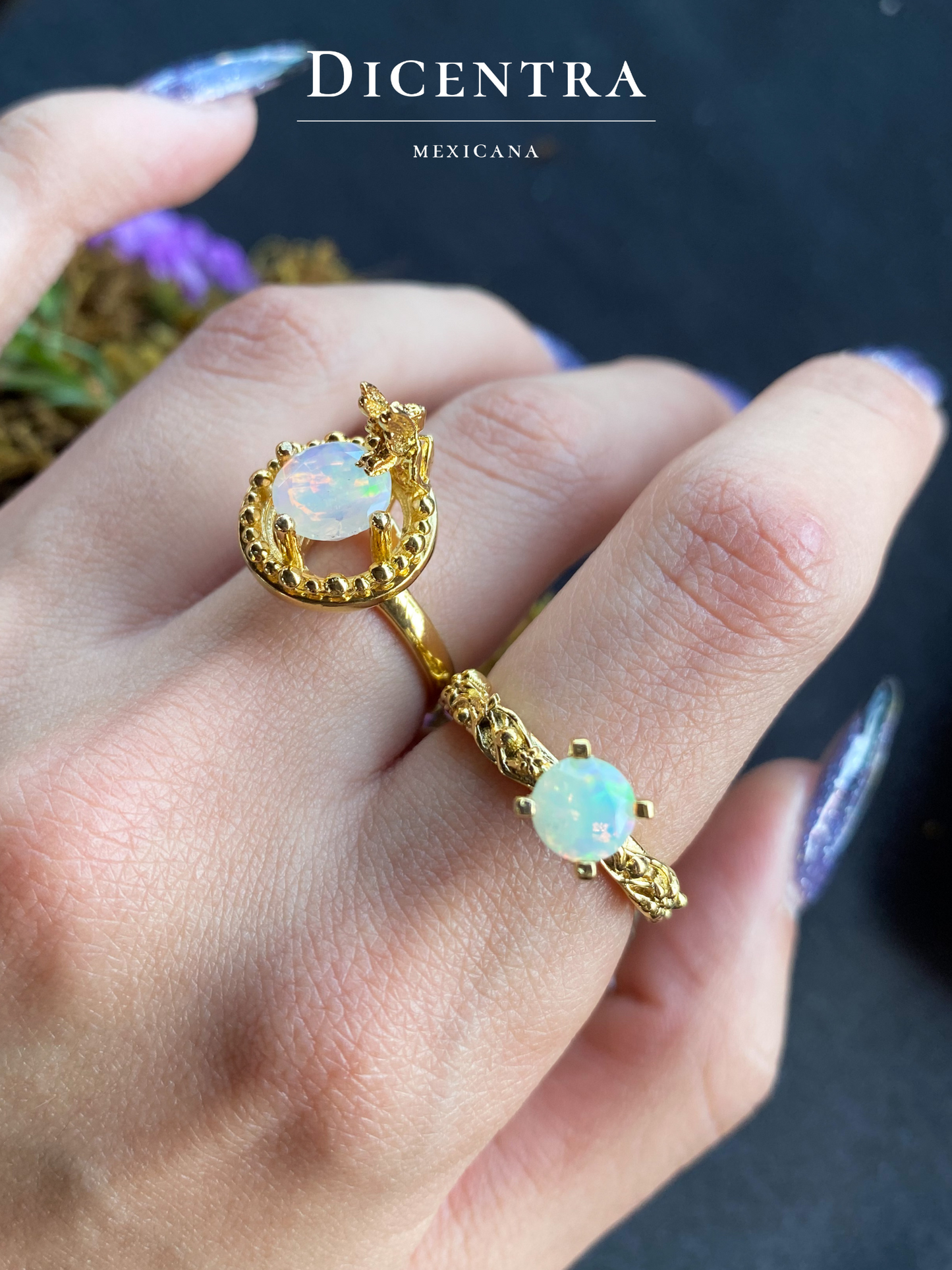 Anillo de Hada con ópalo Plata .925