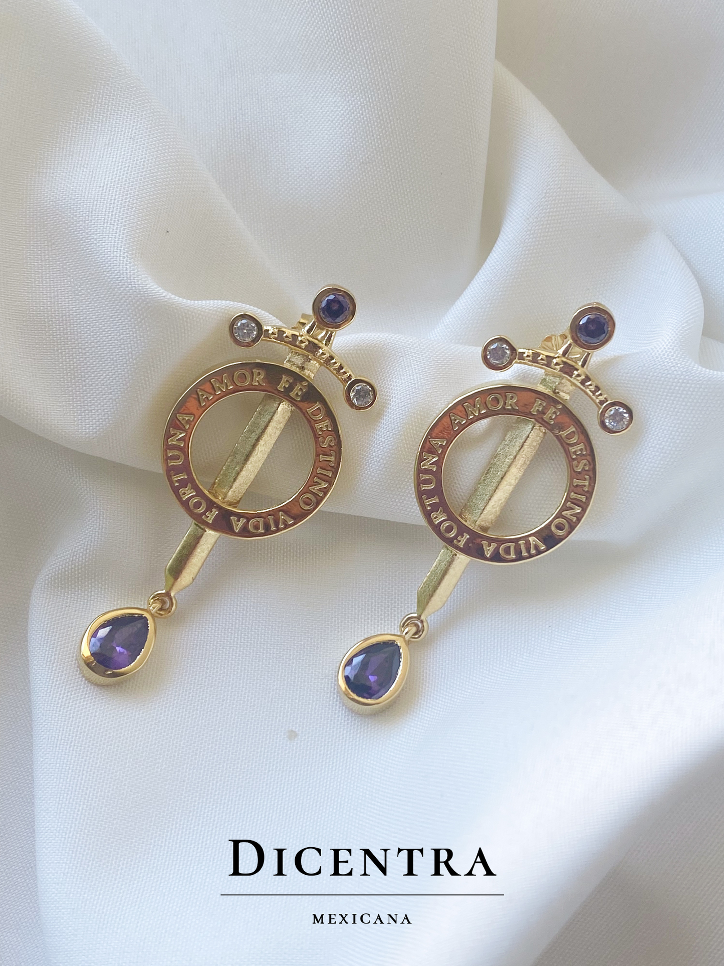 Aretes Fortuna Plata .925